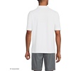 School Uniform Young Men’s Short Sleeve Mesh Polo Shirt(White)