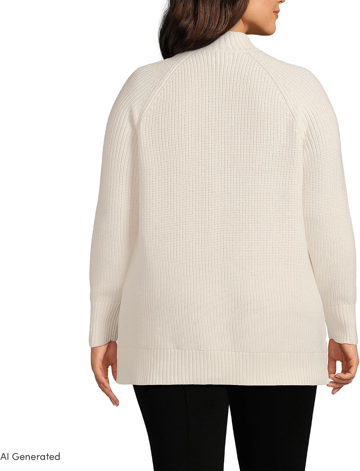 image:imageWomens Drifter Shaker Easy Fit Mock Neck SweaterFresh Ivory