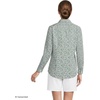 Lands’ End Women’s Pinwale Cord Long Sleeve Shirt(Fresh Clover Pressed Flower)