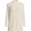 Women’s Drifter Shaker Easy Fit Mock Neck Sweater(Fresh Ivory)