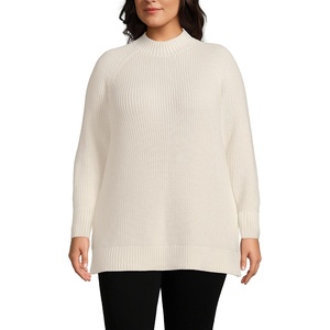 Women’s Drifter Shaker Easy Fit Mock Neck Sweater(Fresh Ivory)