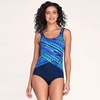 Lands’ End Women’s Tummy Control Swimsuit(Ombre)
