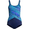 Lands’ End Women’s Tummy Control Swimsuit(Ombre)