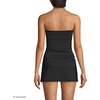 Women’s Bandeau Tankini Swimsuit Top(Black)