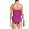 Women’s Bandeau Tankini Swimsuit Top(Bright Magenta Shine)