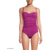 Women’s Bandeau Tankini Swimsuit Top(Bright Magenta Shine)