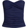Women’s Bandeau Tankini Swimsuit Top(Deep Sea Navy)