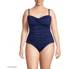 Women’s Bandeau Tankini Swimsuit Top(Deep Sea Navy)