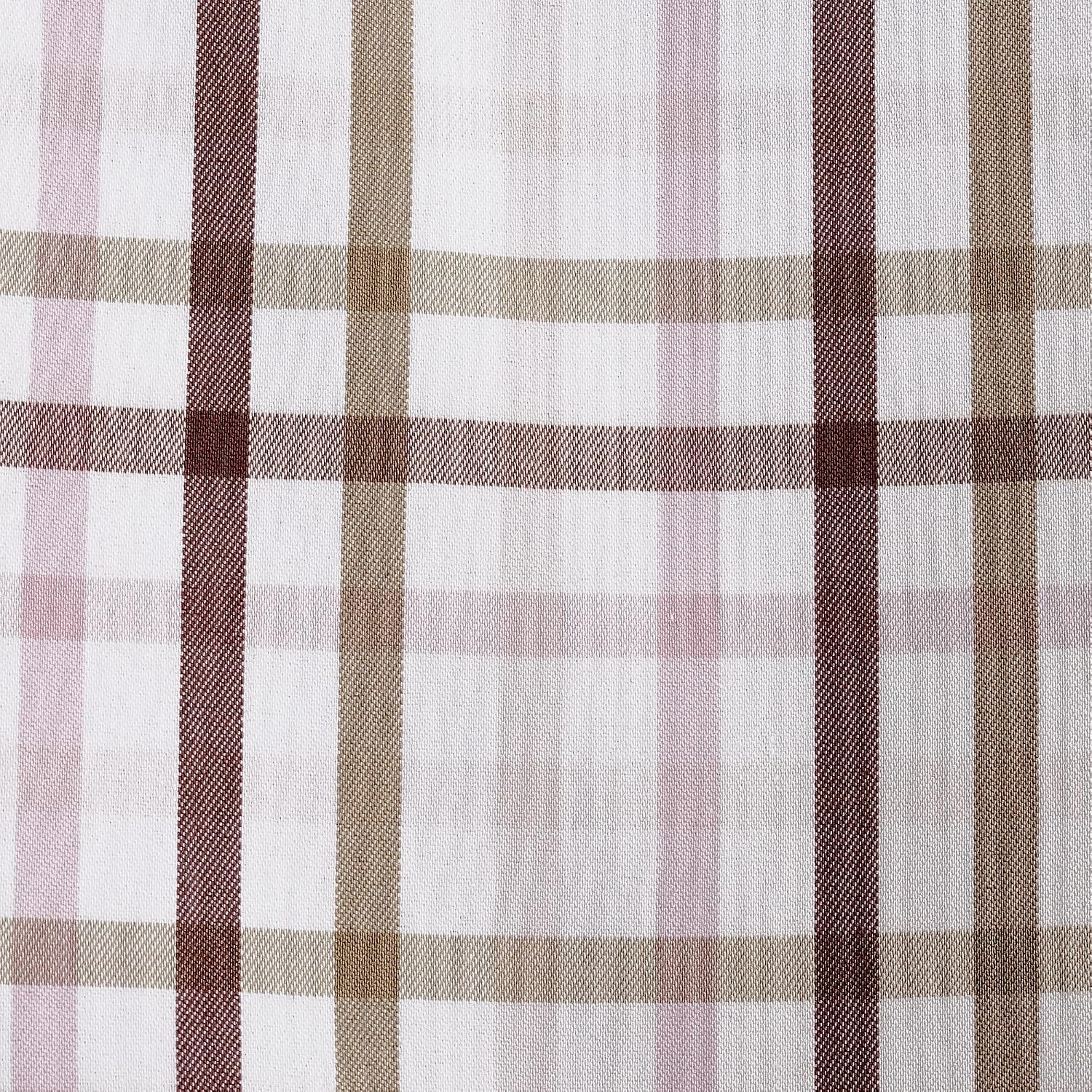 image:imageMens Traditional Fit Short Sleeve Travel Kit ShirtDesert TanPink Tattersall