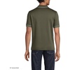 Lands’ End Men’s Short Sleeve Tipped Welt Pocket American-Grown Supima Cotton Polo(Forest Moss)