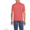 Lands’ End Men’s Short Sleeve Tipped Welt Pocket American-Grown Supima Cotton Polo(Nautical Red)