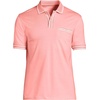 Lands’ End Men’s Short Sleeve Tipped Welt Pocket American-Grown Supima Cotton Polo(Sunset Coral Pink)