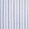 Lands’ End Men’s Traditional Fit Solid No Iron American-Grown Supima Pinpoint Buttondown Collar Dress Shirt(Muted Cobalt/Navy Stripe)