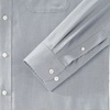 Lands’ End Men’s Traditional Fit Solid No Iron American-Grown Supima Pinpoint Buttondown Collar Dress Shirt(Vintage Steel/White Puppytooth)