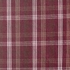 Lands’ End Men’s Wrinkle Resistant Dress Shirt(Burgundy/Coffee/Taupe Plaid)