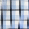 Lands’ End Men’s Wrinkle Resistant Dress Shirt(Radiant Navy/Clear Blue Plaid)