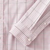 Men’s Traditional Fit Long Sleeve Travel Kit Shirt(Antique Blossom/Brown Plaid)