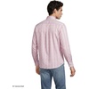 Men’s Traditional Fit Long Sleeve Travel Kit Shirt(Antique Blossom/Brown Plaid)