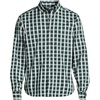 Men’s Traditional Fit Long Sleeve Travel Kit Shirt(Pine Valley/Black Plaid)