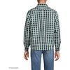 Men’s Traditional Fit Long Sleeve Travel Kit Shirt(Pine Valley/Black Plaid)