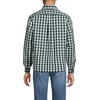 Men’s Traditional Fit Long Sleeve Travel Kit Shirt(Pine Valley/Black Plaid)