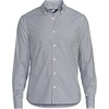 Men’s Traditional Fit Long Sleeve Travel Kit Shirt(Radiant Navy Stripe)