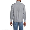 Men’s Traditional Fit Long Sleeve Travel Kit Shirt(Radiant Navy Stripe)