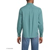 Men’s Traditional Fit Long Sleeve Travel Kit Shirt(Tourmaline Gingham)