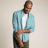 Men’s Traditional Fit Long Sleeve Travel Kit Shirt(Tourmaline Gingham)