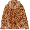 Lands’ End Girls Softest Fleece Jacket(Cheetah/Khaki)