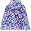 Lands’ End Girls Softest Fleece Jacket(Hearts/Multi/Aruba Blue)