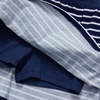 Lands’ End Girls Smocked Skorts(Dark Navy Stripe)