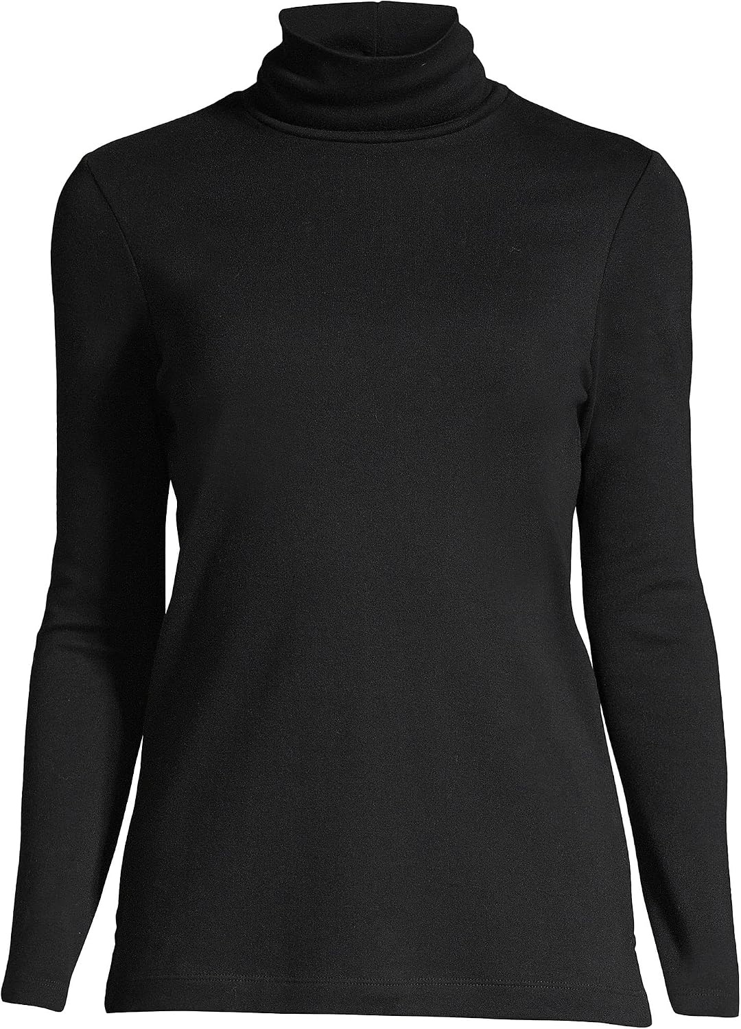 image:imageLands End Womens Supima Cotton TurtleneckBlack
