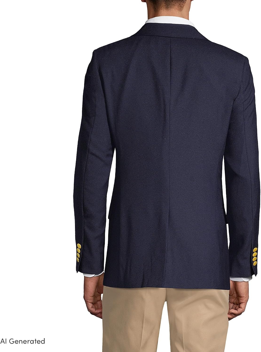 image:imageSchool Uniform Mens Tailored Fit Hopsack BlazerDeep Navy