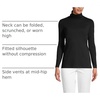 Lands’ End Women’s Supima Cotton Turtleneck(Black)