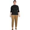 Lands’ End Women’s Supima Cotton Turtleneck(Black)