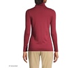 Lands’ End Women’s Supima Cotton Turtleneck(Rich Burgundy)