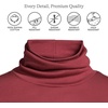 Lands’ End Women’s Supima Cotton Turtleneck(Rich Burgundy)
