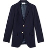 School Uniform Men’s Tailored Fit Hopsack Blazer(Deep Navy)