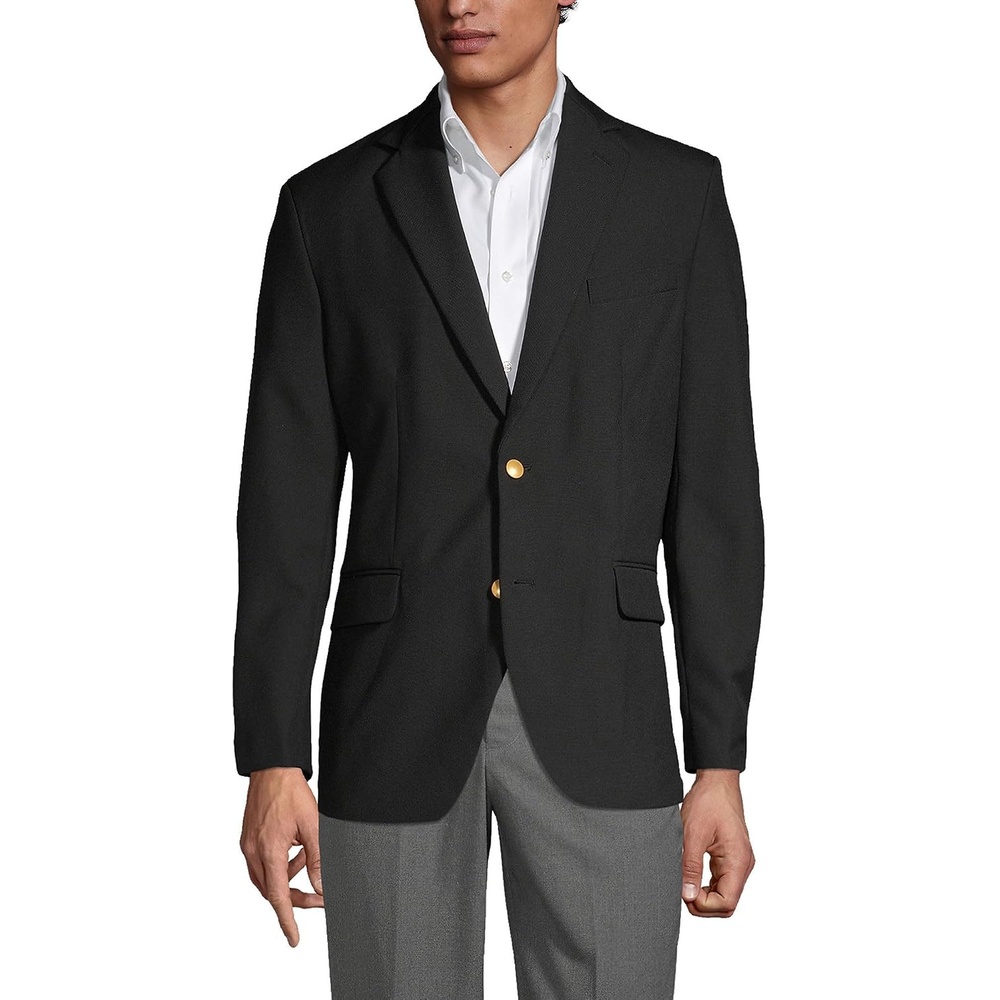 image:imageSchool Uniform Mens Hopsack BlazerBlack