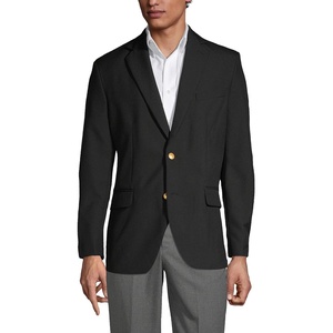 School Uniform Men’s Hopsack Blazer(Black)