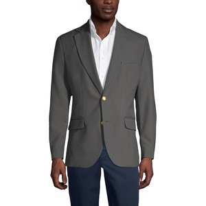 School Uniform Men’s Hopsack Blazer(Slate Frost)