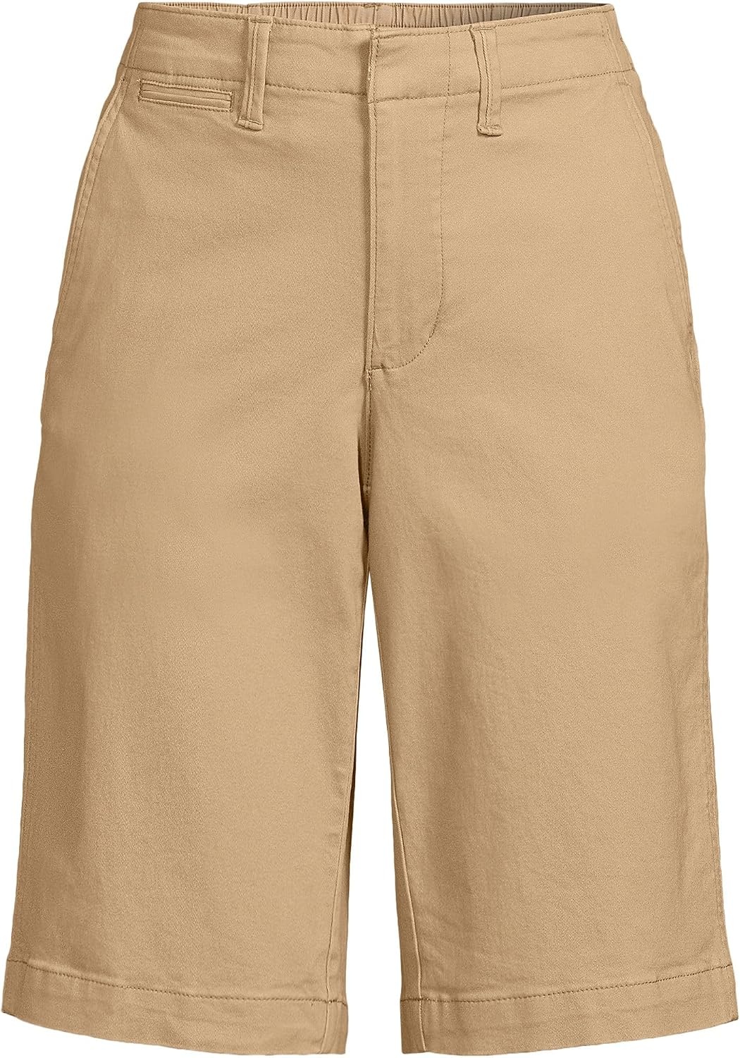 image:imageWomens Elastic Back Classic 12 Chino ShortsDesert Tan