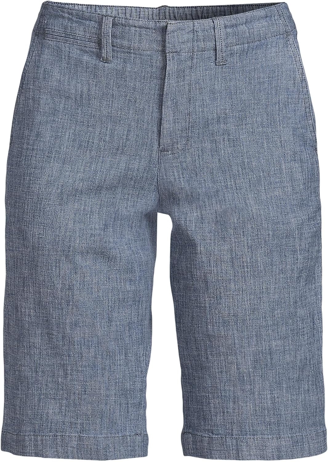 image:imageWomens Elastic Back Classic 12 Chino ShortsEvening Sky Chambray
