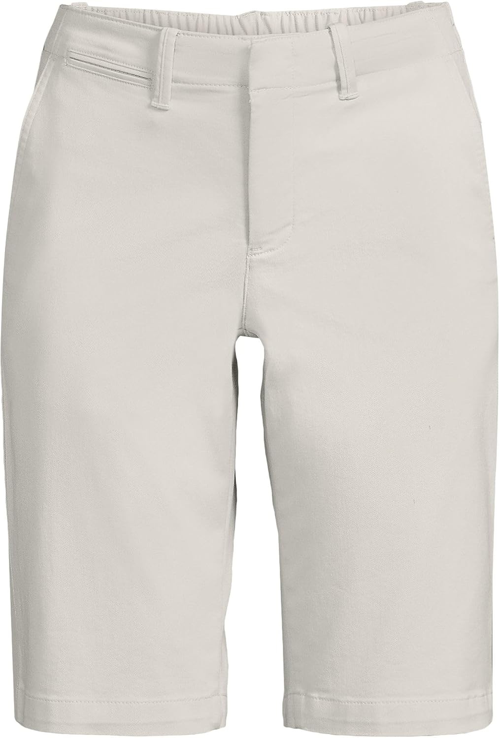 image:imageWomens Elastic Back Classic 12 Chino ShortsLight Stone