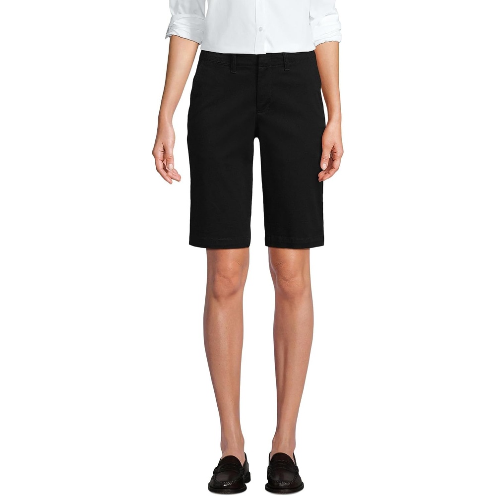 image:imageWomens Elastic Back Classic 12 Chino ShortsBlack