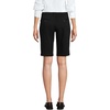 Women’s Elastic Back Classic 12″ Chino Shorts(Black)