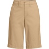 Women’s Elastic Back Classic 12″ Chino Shorts(Desert Tan)