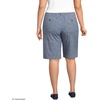 Women’s Elastic Back Classic 12″ Chino Shorts(Evening Sky Chambray)