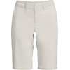 Women’s Elastic Back Classic 12″ Chino Shorts(Light Stone)